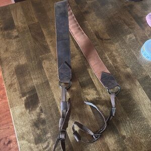 Brown Leather Camera Strap